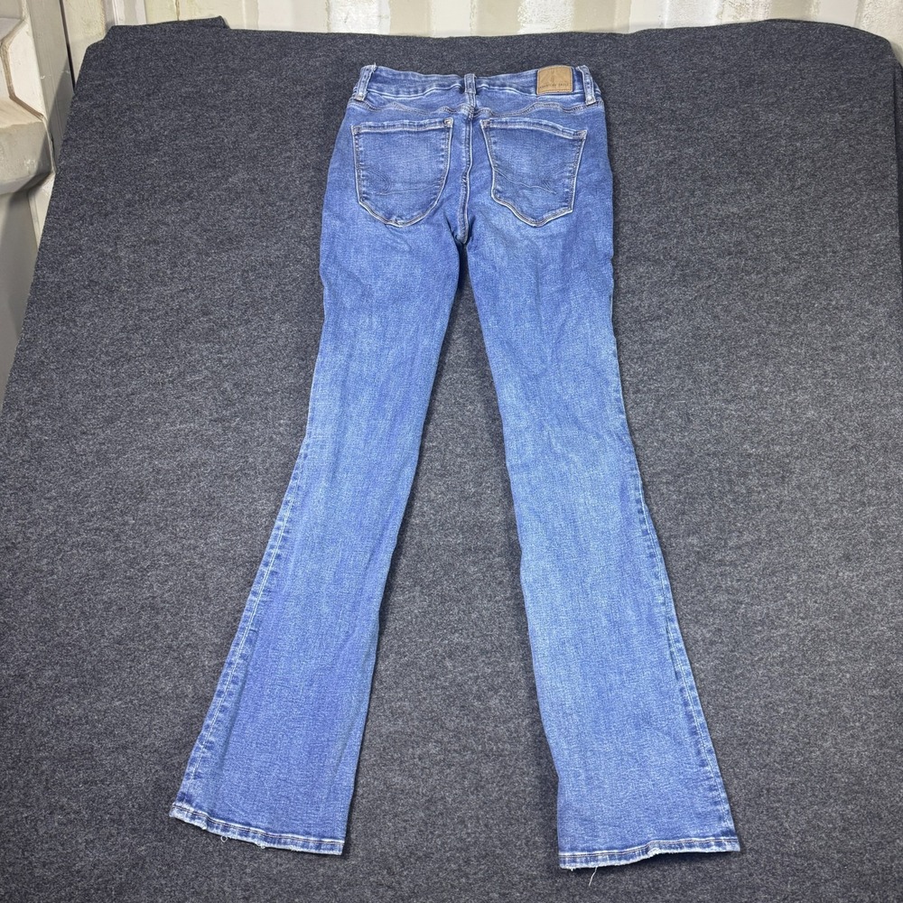American Eagle Outfitters Jeans Womens 2 Blue Denim Cotton Stretch Bootcut Leg